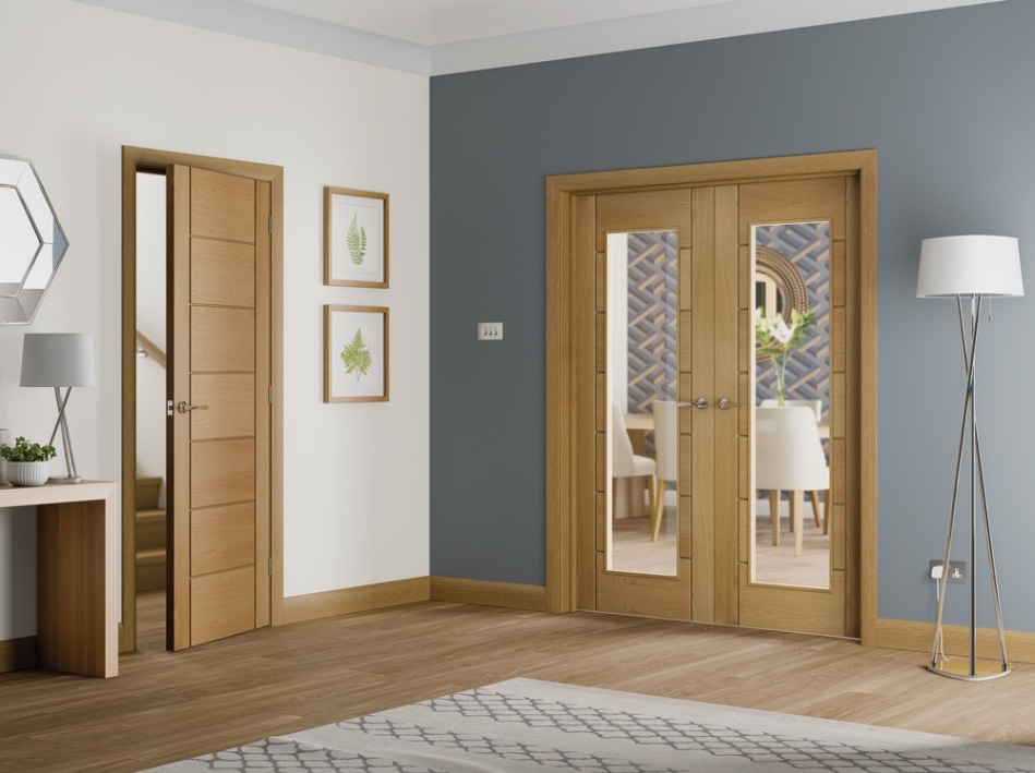oak veneer door

